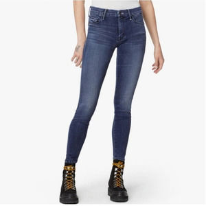 Mother Denim The Looker Dark Wash Mid Rise Skinny Jeans 26